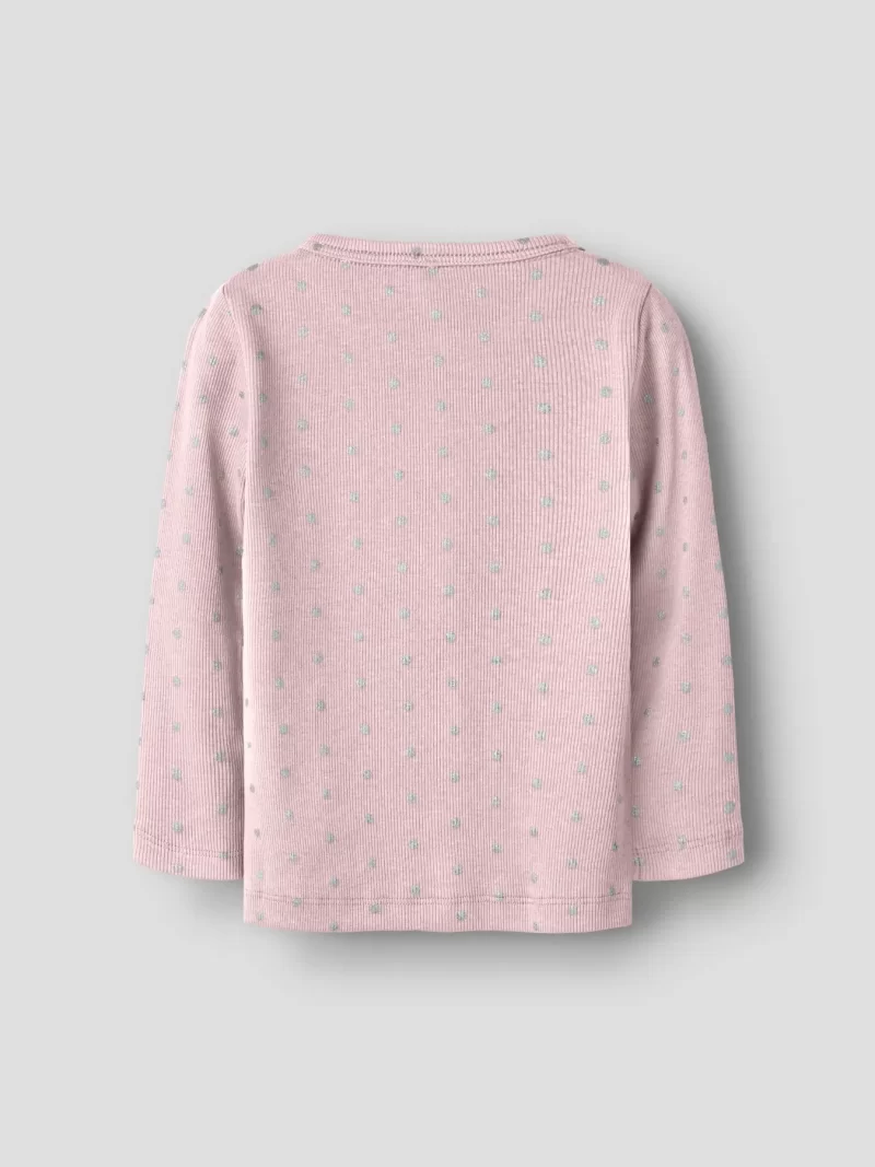 NAME IT NmfLona slim neuletakki ribbineule Silver Dots Violet Ice - Image 3