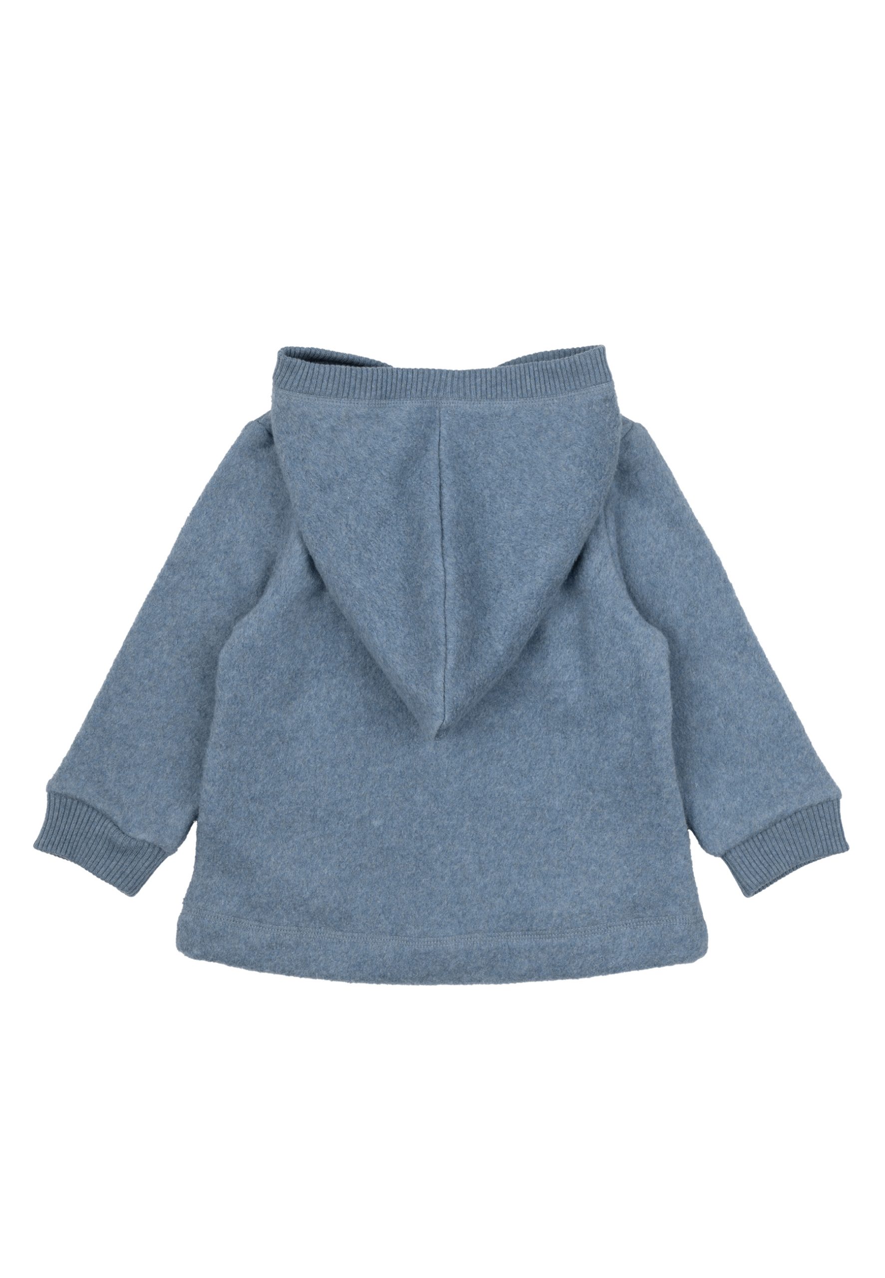 MIKK-LINE puuvilla fleecetakki brushed hengittävä Faded Denim Melange - Image 2