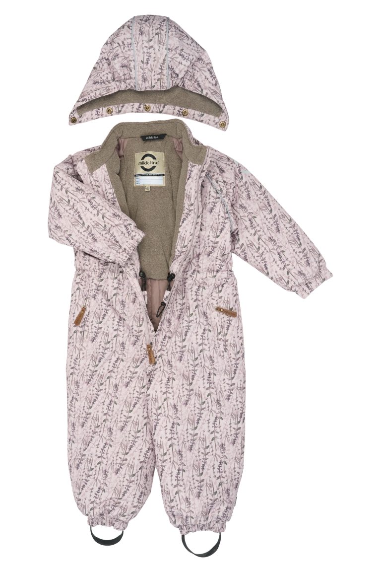 MIKK-LINE talvihaalari toppahaalari 20 000mm vedenpito Floral Cloud Gray