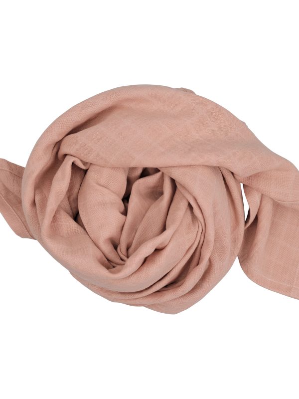 FABELAB suuri Swaddle harso vauvalle Old Rose 120cm x 120cm
