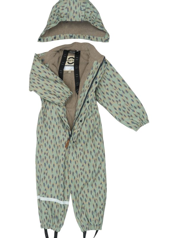 MIKK-LINE kurahaalari fleecevuorella Iceberg Green