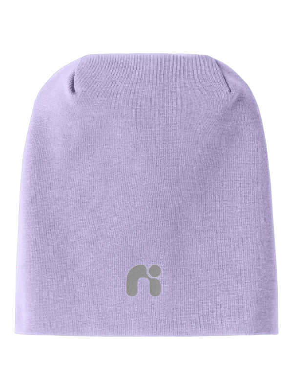 NAME IT NmnMoppy Beanie Drop pipo syksyyn heijastava kuvio edessä Sunlit Allium
