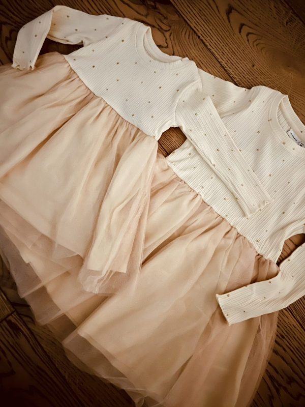 NAME IT NbfSindy mekko juhlamekko kultaiset kimalletähdet Buttercream