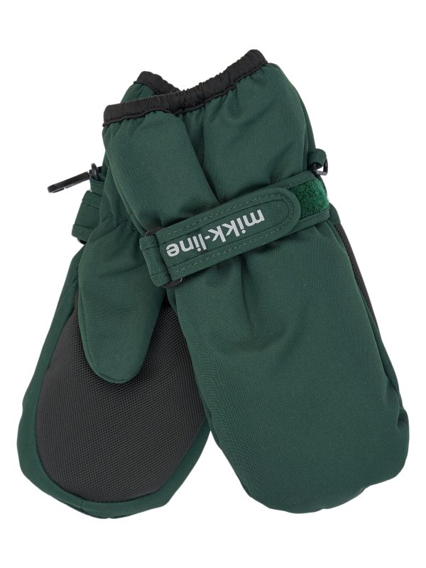 MIKK-LINE talvihanskat ranteessa tarranauhakiristys Darkes Spruce