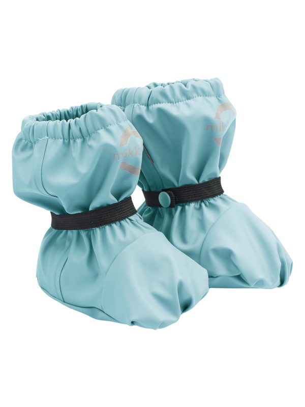 MIKK-LINE PU rainfooties with fleece fleecevuorelliset kuratossut sadetossut kuratöppöset Stone Blue