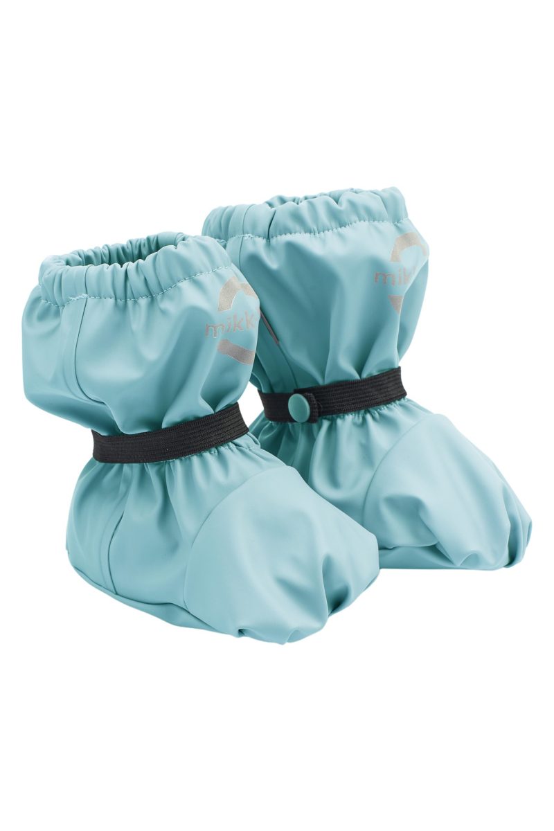 MIKK-LINE PU rainfooties with fleece fleecevuorelliset kuratossut sadetossut kuratöppöset Stone Blue
