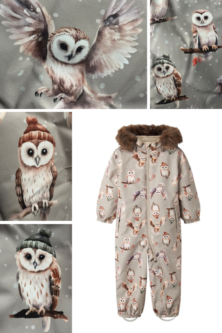 Name It lastenvaatteet ulkoiluun talvihaalari pure cashmere owl toppahaalari