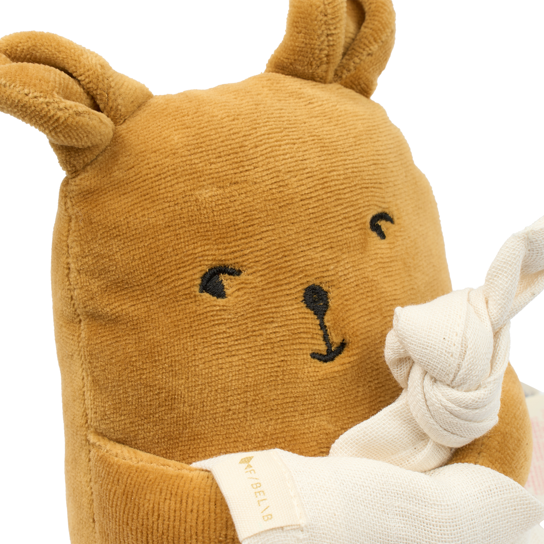 FABELAB Fabbie Music Box + Muslin soittorasia + harso Bear Wood Thrush - Image 3