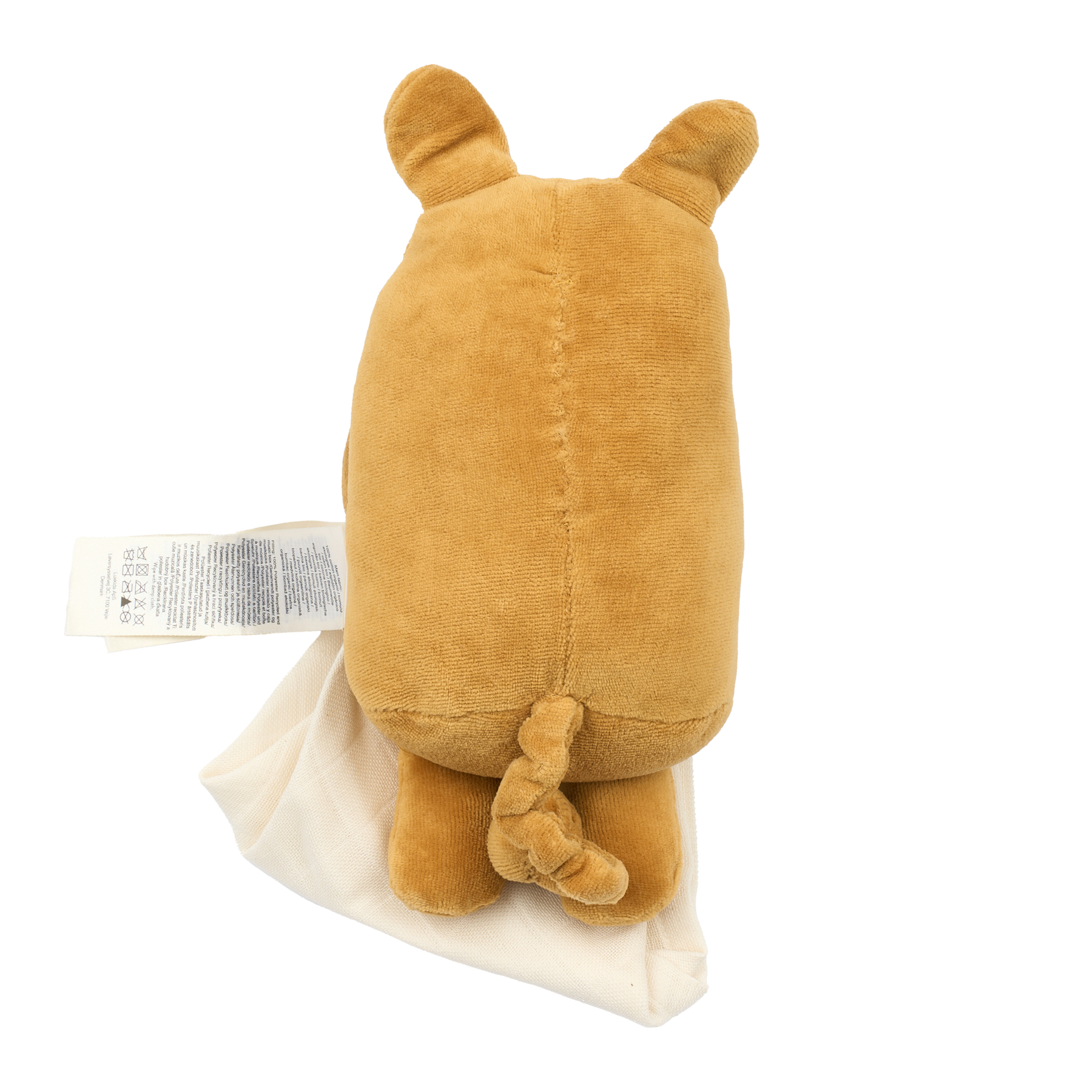 FABELAB Fabbie Music Box + Muslin soittorasia + harso Bear Wood Thrush - Image 6