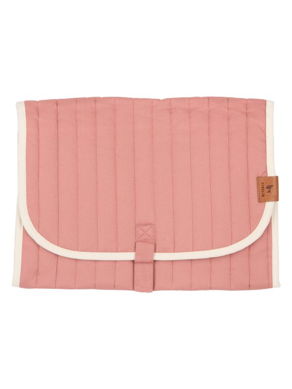 FABELAB Changing Mat vauvan hoitoalusta tarviketaskuilla Ash Rose