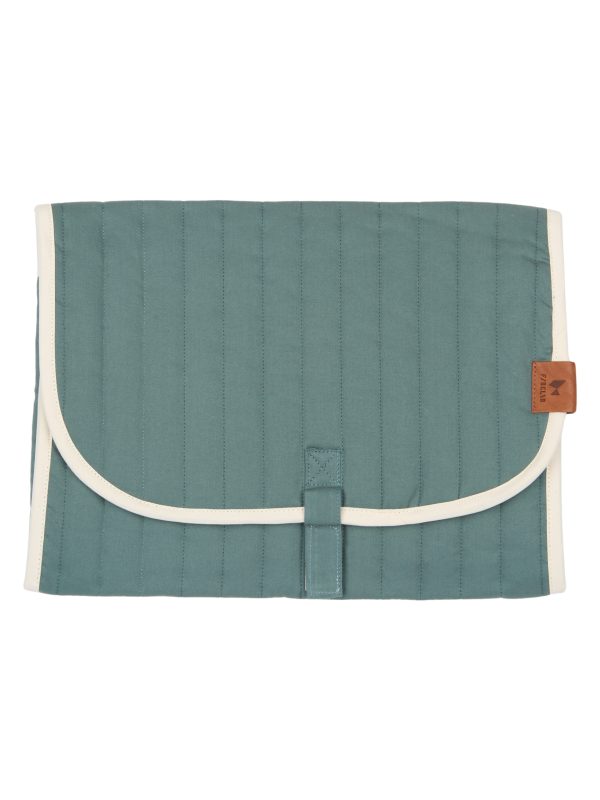 FABELAB Changing Mat vauvan hoitoalusta tarviketaskuilla Goblin Blue