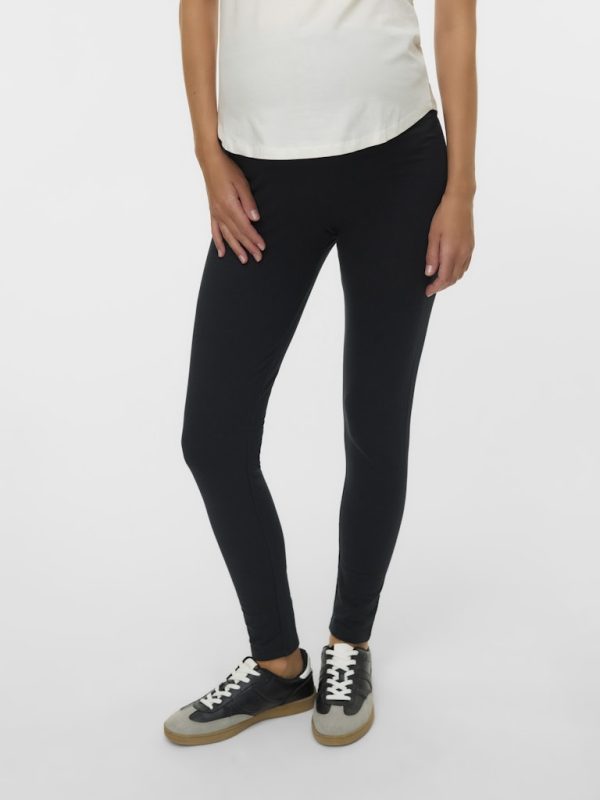 MAMALICIOUS MlNinni äitiyscollegeleggings Black
