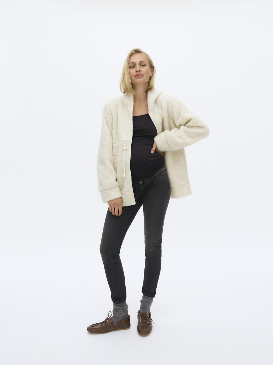 MAMALICIOUS MlRachel 3in1 lämmin kantotakki äitiystakki odotukseen ja odotuksen jälkeen syksyn kylmemmille keleille Birch - Image 9