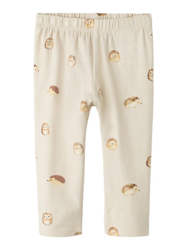 NAME IT NbnNille extra slim fit vauvan siili leggings Peyote Melange