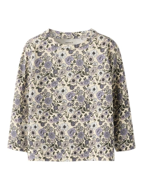 NAME IT NmfNikala paita Buttercream Big Flower