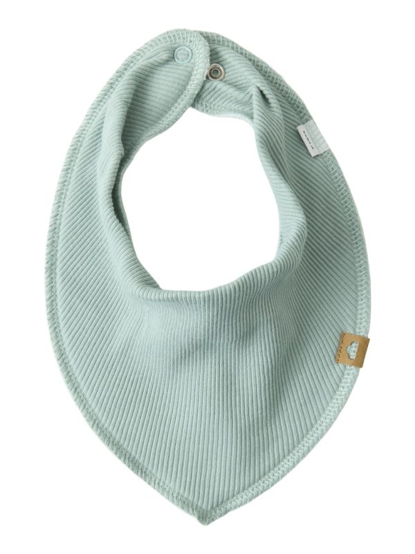 NAME IT NbfYvettesolla vauvan kuolalappu kauluri ribbihuivi toinen puoli fleeceä Gray Mist