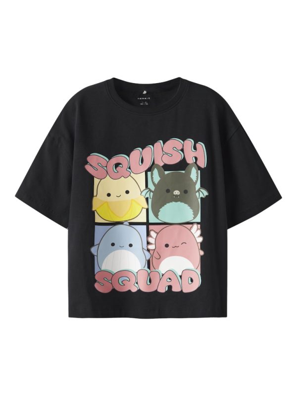 NAME IT NkfJixera Squishmellows t-paita Black