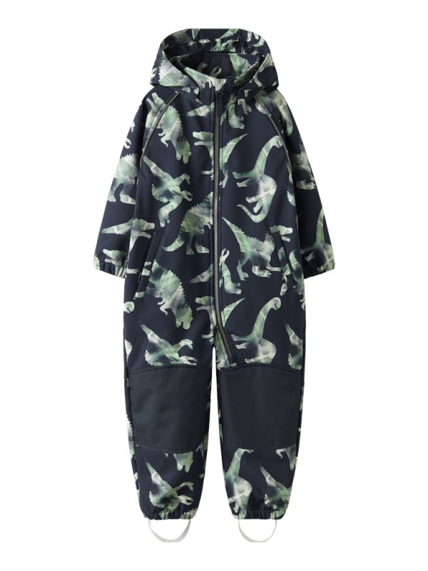 NAME IT NmmAlfa08 softshellhaalari softshellvälikausihaalari Dark Sapphire Graphic Dino