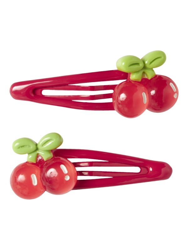 NAME IT NmfNobina 2-pack hairclip hiuspinnit kirsikka Urban Red