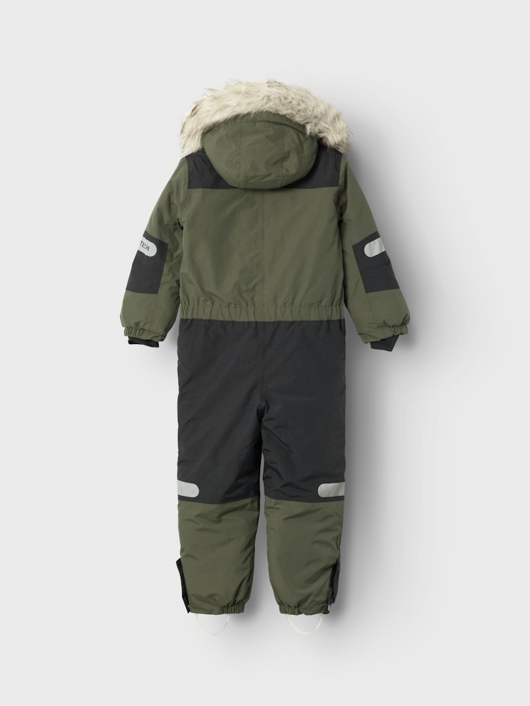 NAME IT NmnStorm ski suit talvihaalari toppahaalari lasketteluhaalari 12 000mm vedenpito Climbing Ivy - Image 4
