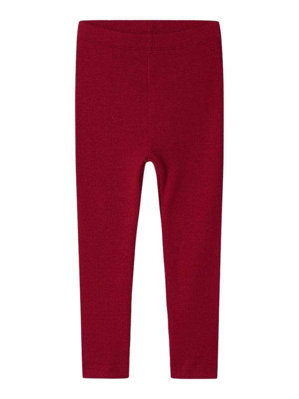 NAME IT NmnKab extra slim fit ribbileggings Jester Red