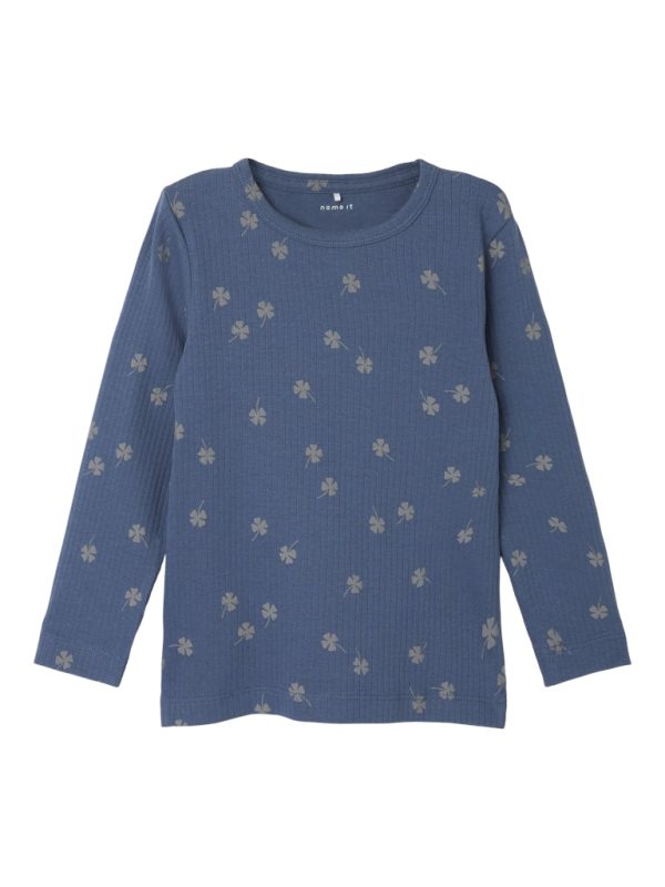 NAME IT NmmNoellus slim ribbipaita Vintage Indigo