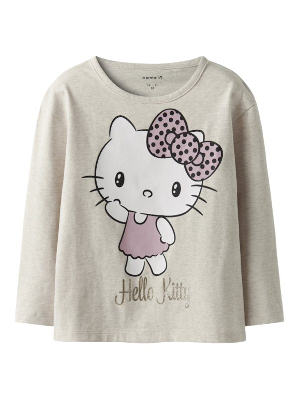 NAME IT NmfObba Hello Kitty paita Peyote Melange