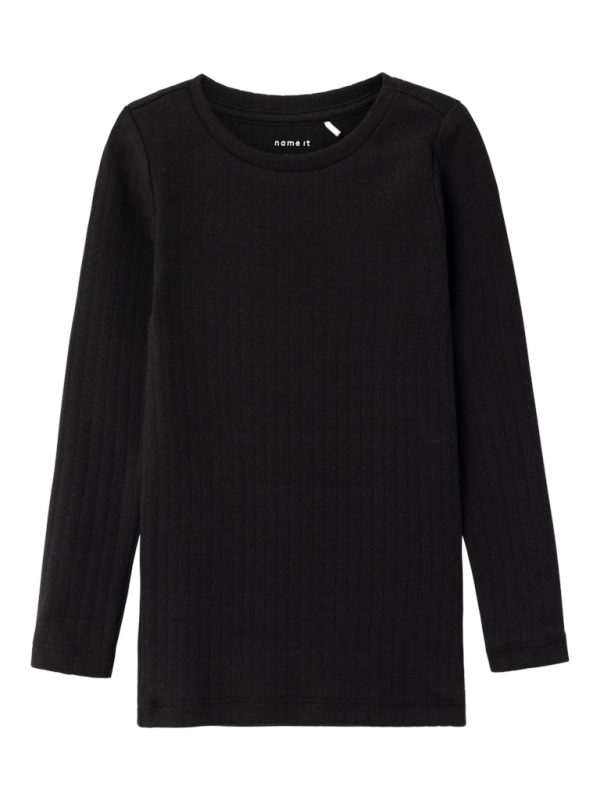 NAME IT NmfSuraja extra slim fit ribbipaita Black - 92