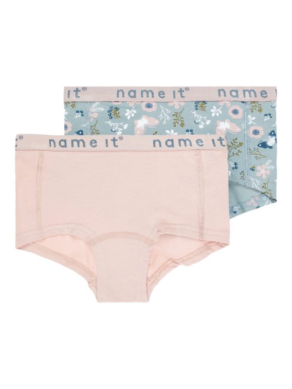 NAME IT NkfHipster 2-pack alushousut hipsterit pikkuhousut Pale Mauve
