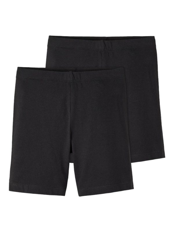NAME IT NkfVivian 2-pack biker shortsit 74/80-158/164 koot Black - 86/92