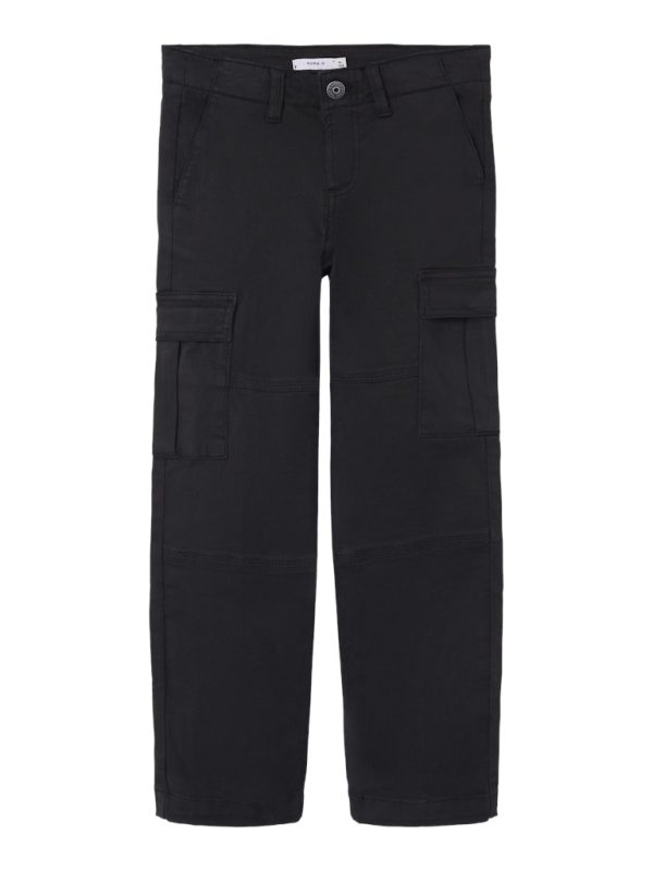 NAME IT NkmRyan Cargo pants reisitaskut suora malli Black 170cm