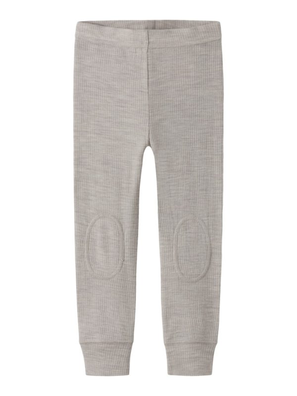 NAME IT NmnWax rib merino wool leggings merinovillaleggings merinovillaribbileggings Nacreous Cloud