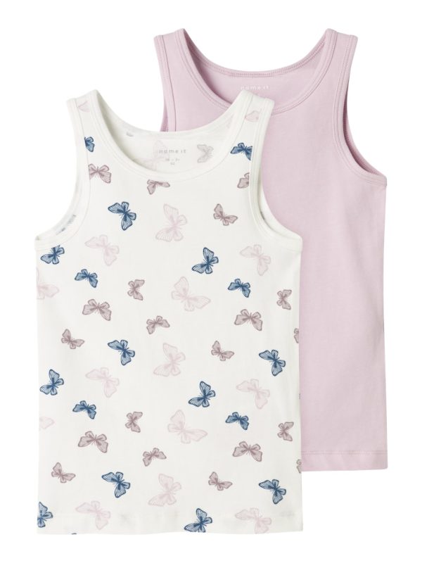 NAME IT NmfTank top 2-pack topit toppi Jet Stream Butterfly