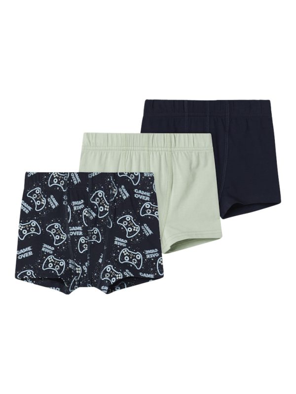 NAME IT NmmTights 3-pack kalsarit alushousut Sapphire Game