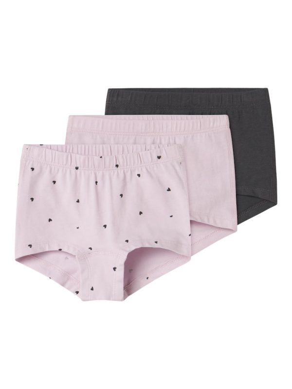 NAME IT NmfTights 3-pack alushousut Winsome Orchid Hearts