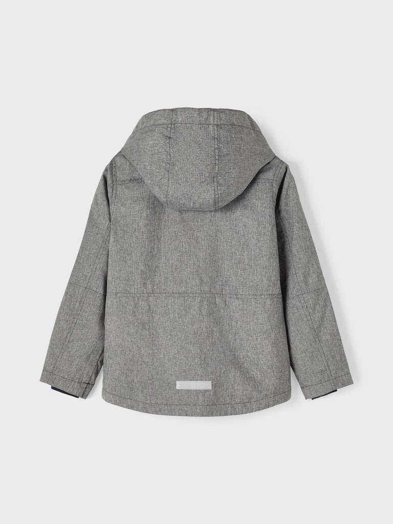 NAME IT NkmMax kevyt takki kesään ja välikauteen Dark Grey 152 - Image 2