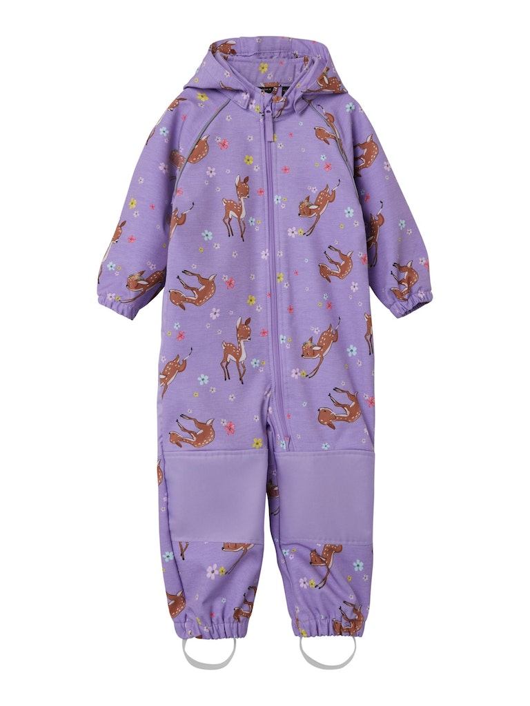 NAME IT NmfAlfa Suit Fawns softshellvälikausihaalari fleecevuorella softshellhaalari 86 Sand Verbena