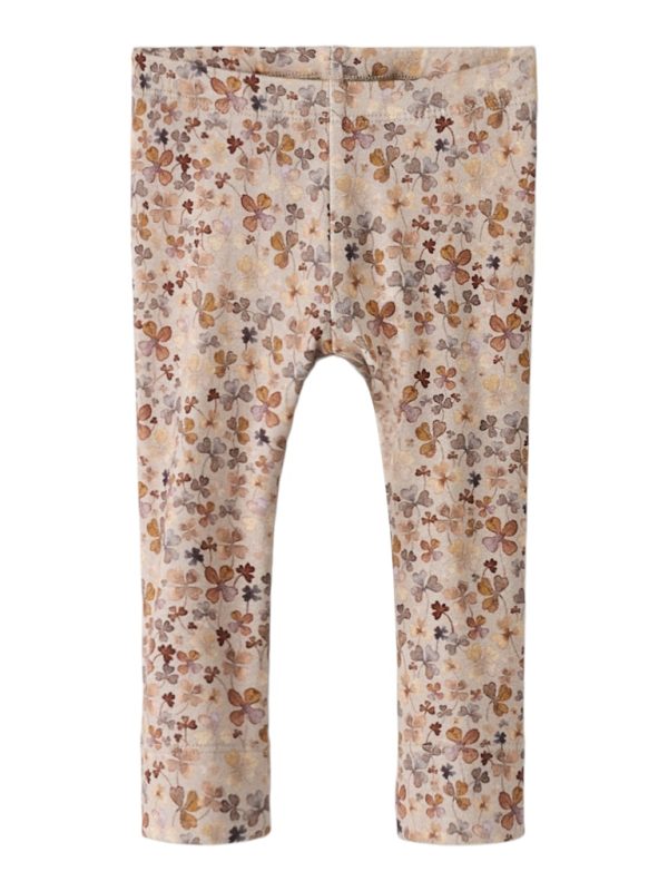 NAME IT NbfNovea extra slim fit leggings Mushroom TULOSSA LÄHIPÄIVINÄ