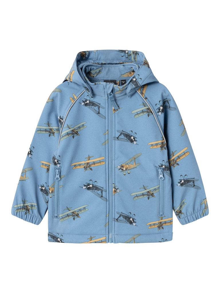 NAME IT NmmAlfa08 softshelltakki softshellvälikausitakki Airplanes lentokoneet Coronet Blue 110