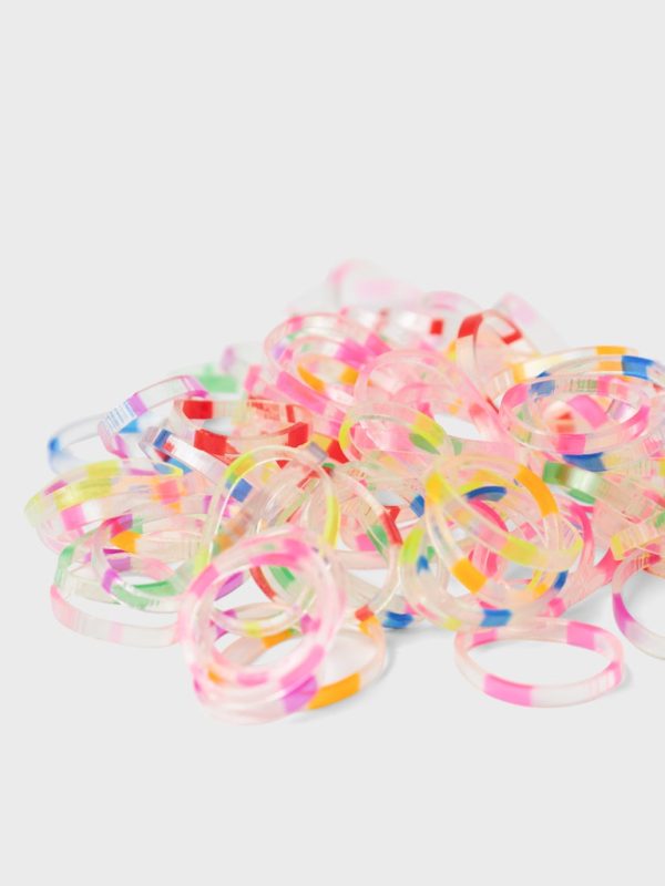 NAME IT NkfAcc 120 kumista hiuslenkkiä kumilenkit kumilenksut värikkäät