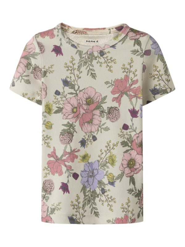 NAME IT NmfFridolina extra slim fit t-paita Summer Sand