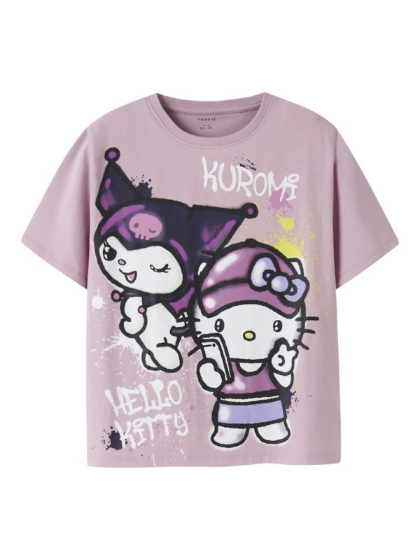 NAME IT NkfDyda Hello Kitty lyhythihainen t-paita Dawn Pink