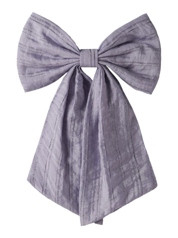 NAME IT NkfTanni hairbow rusetti hiusklipsi pinni Lavender Gray