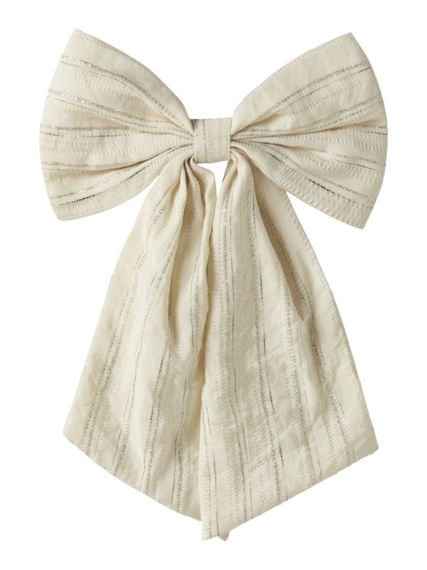 NAME IT NkfTanni hairbow rusetti hiusklipsi pinni Cloud Dancer