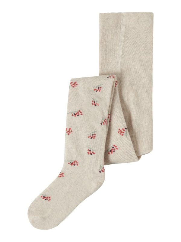 NAME IT NmfBinnie pantyhose sukkahousut Peyote Melange