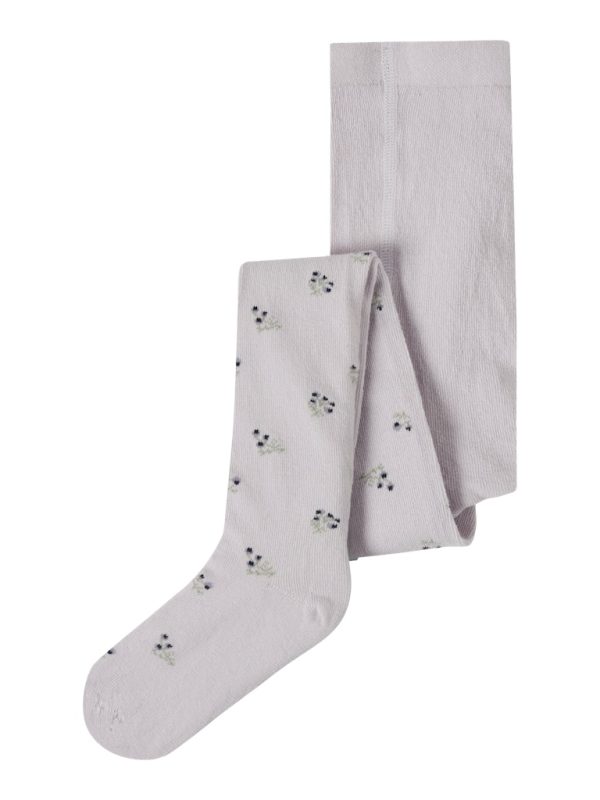 NAME IT NmfBinnie pantyhose sukkahousut Lilac Marble