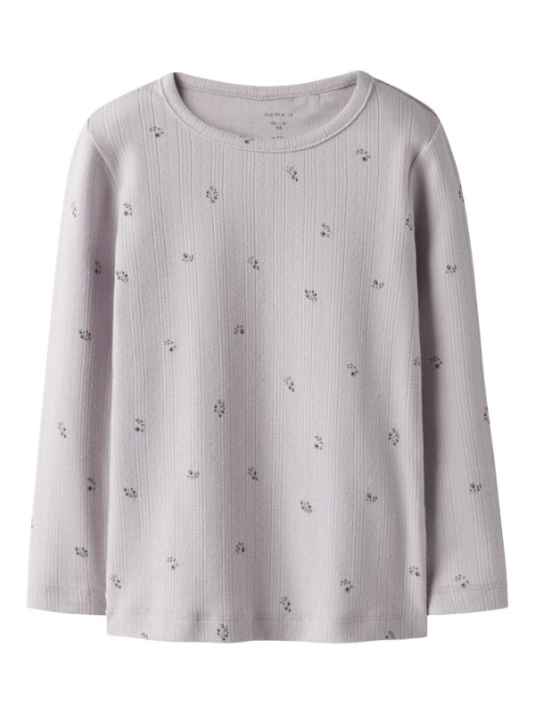 NAME IT NmfBerries ls slim top Lilac Marble
