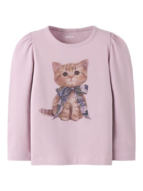 NAME IT NmfBoloras kissapaita Dawn Pink Cat
