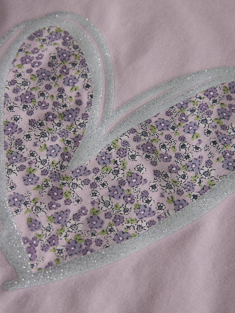 NAME IT NmfTally paita sydän Dawn Pink TULOSSA LÄHIPÄIVINÄ - Image 2