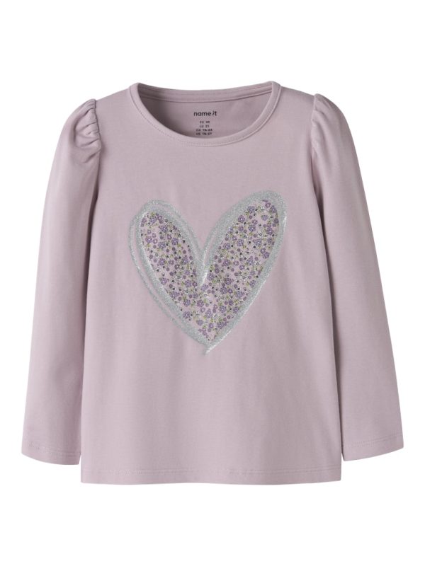 NAME IT NmfTally paita sydän Dawn Pink TULOSSA LÄHIPÄIVINÄ